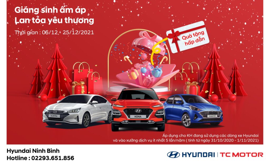 Hyundai Ninh Bình “GIÁNG SINH ẤM ÁP – LAN TỎA YÊU THƯƠNG”